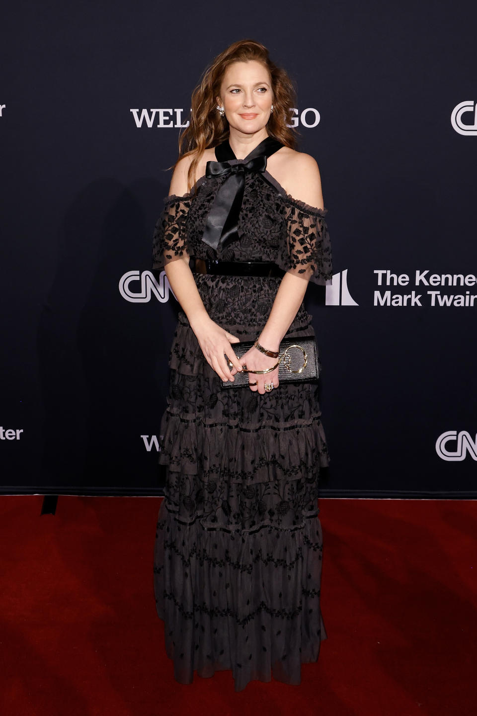 Drew Barrymore attended the 2023 Mark Twain Prize for American Humor on Sunday. (Getty Images)