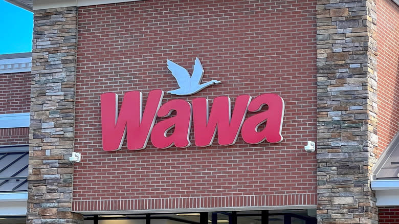 Wawa exterior sign