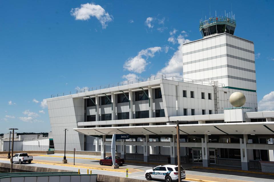 The Jackson-Medgar Wiley Evers International Airport is the busiest airport in Mississippi, located in Jackson, as seen on Wednesday, April 3, 2024.