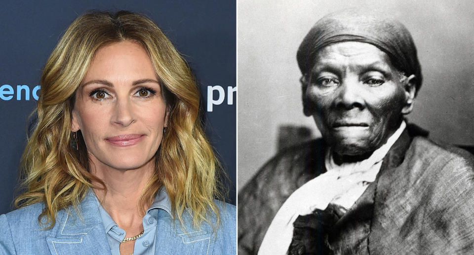 A studio exec suggested Julia Roberts could play Harriet Tubman, claims writer. (Jordan Strauss/Invision/AP-Getty)