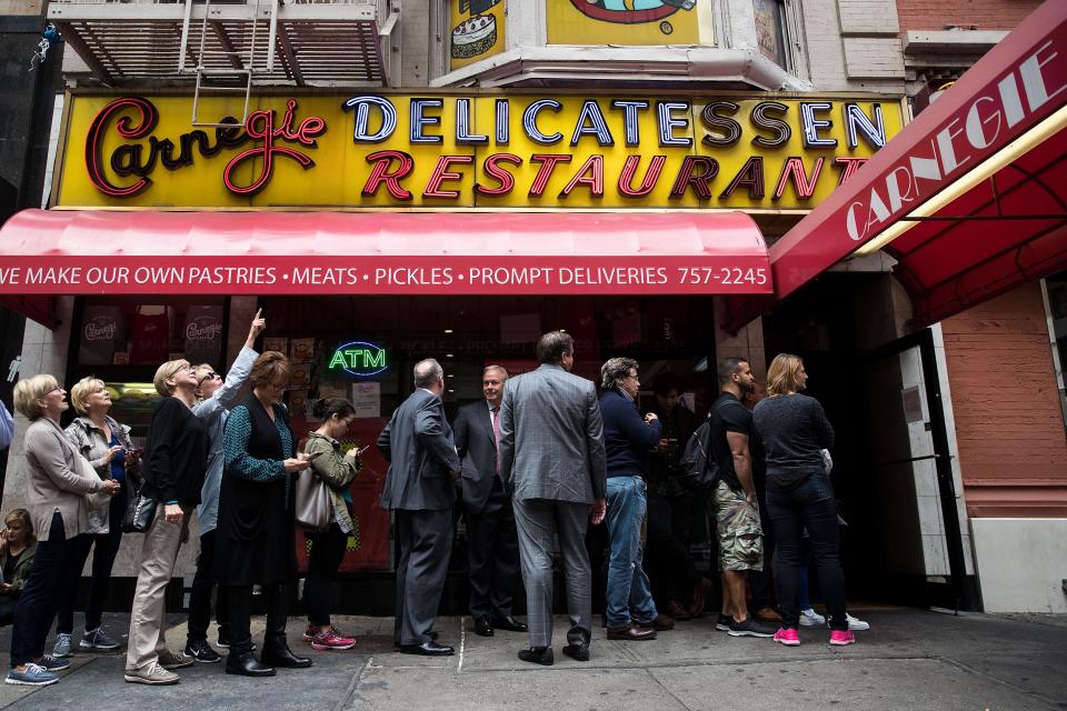 Carnegie Deli is a famed delicatessen based in New York that closed in 2016.