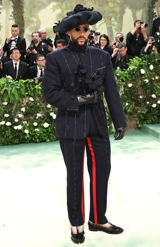 <p>Jamie McCarthy/Getty</p> Bad Bunny at 2024 Met Gala