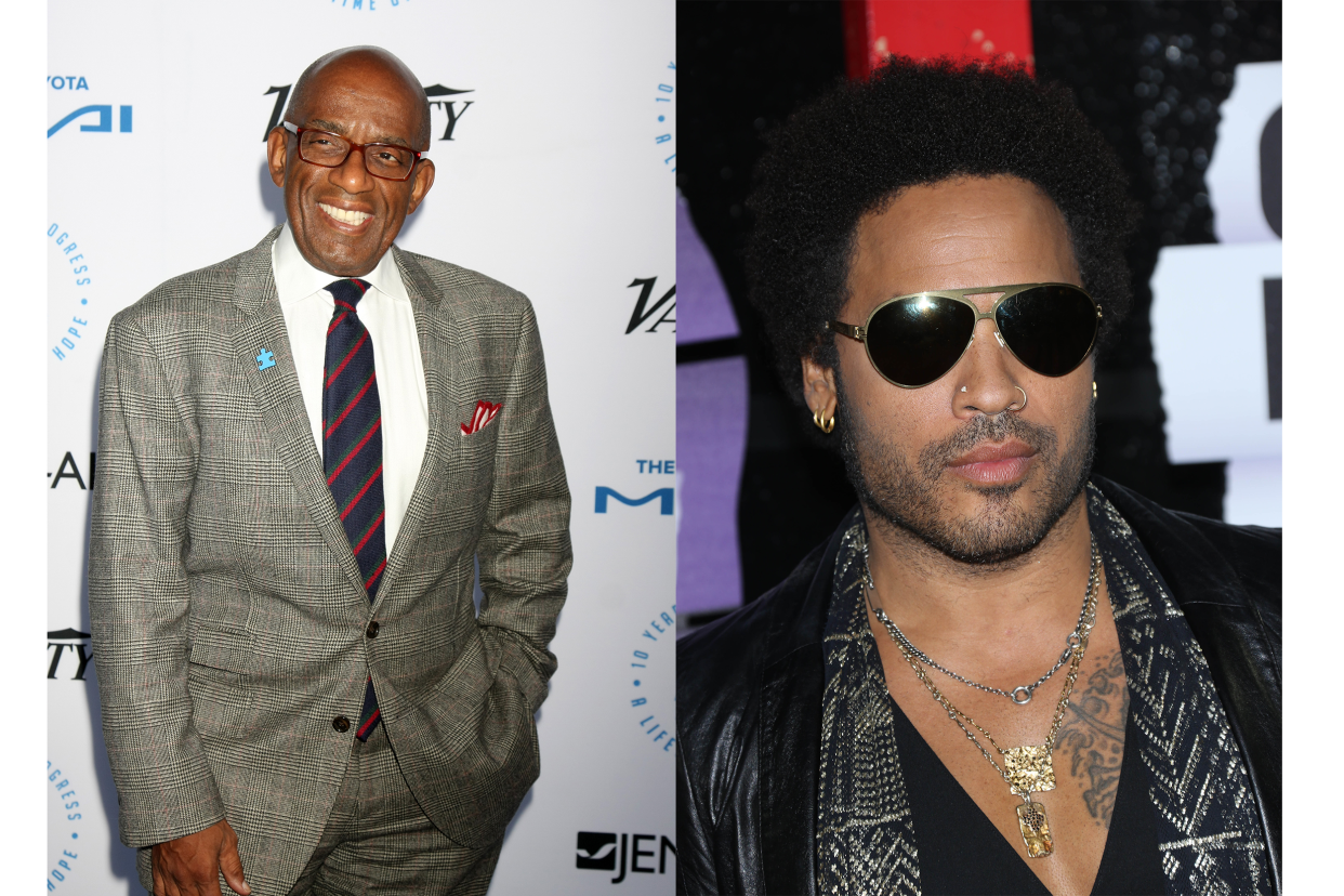 Al Roker and Lenny Kravitz