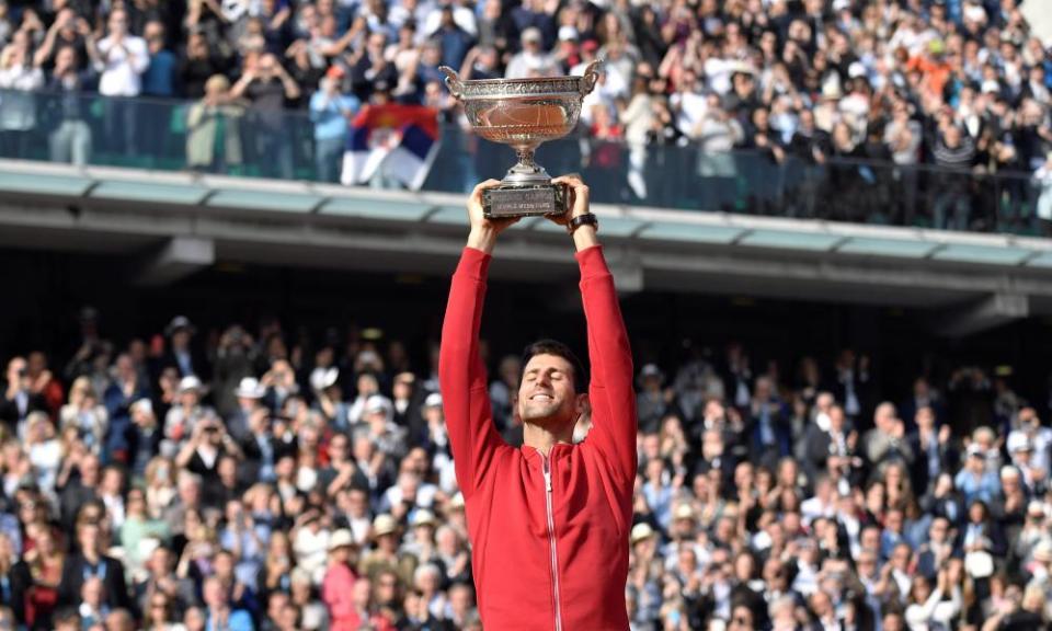 Novak Djokovic basks in the glory of winning the 2016 French Open