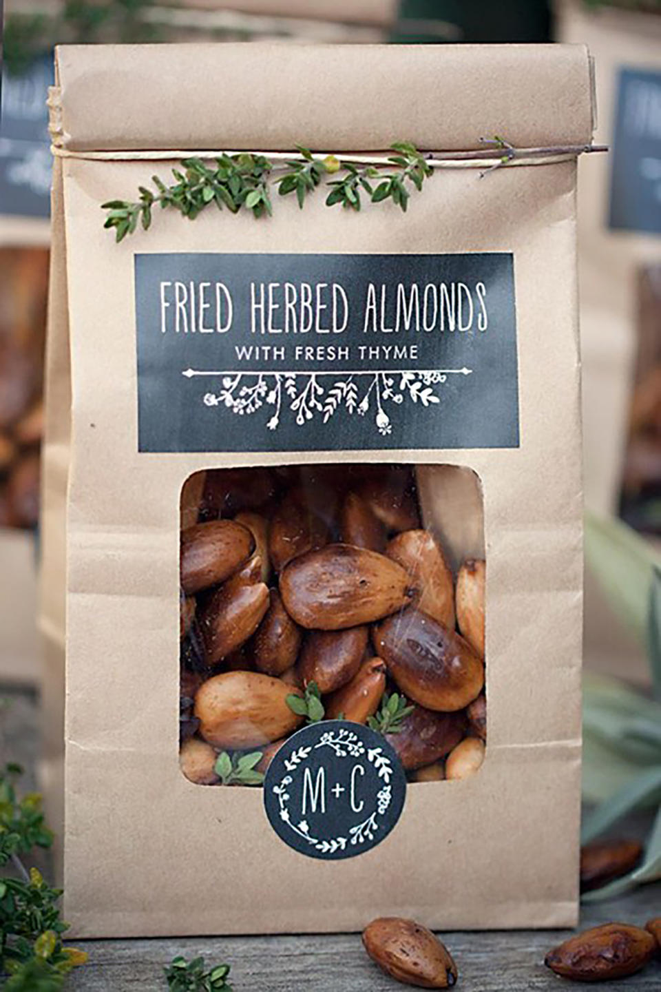 Fried Herb Almonds