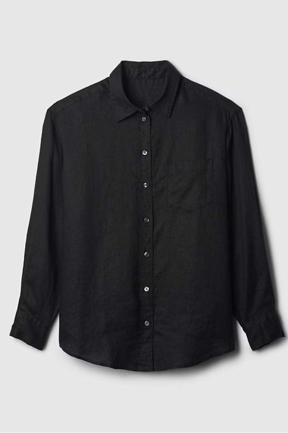 100% Linen Big Shirt