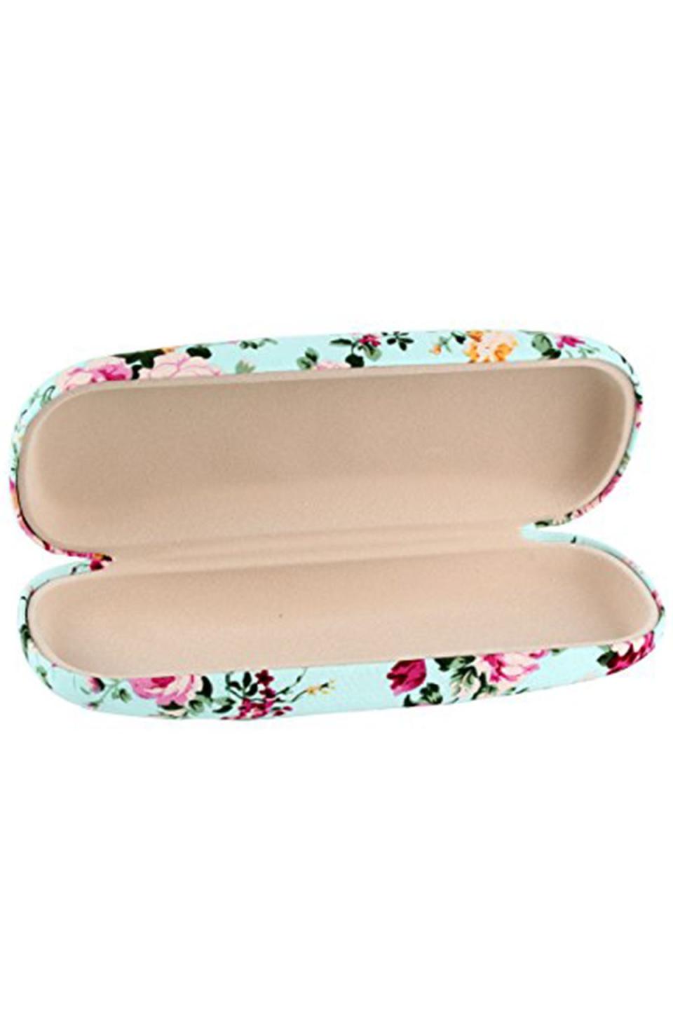 4) Tuck brushes in a glasses case.