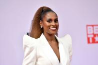 <p>This fall is all about warmer colors that help light up your face.<strong> Issa Rae</strong> brings dimension to her hair with strands of light-catching copper and auburn. </p>