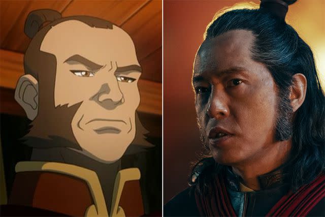 Nickelodeon; ROBERT FALCONER/NETFLIX Ken Leung as Commander Zhao in 'Avatar: The Last Airbender'