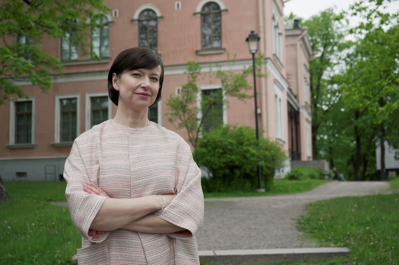 Exxon Mobil's new board member Kaisa Hietala poses for a photograph in Helsinki