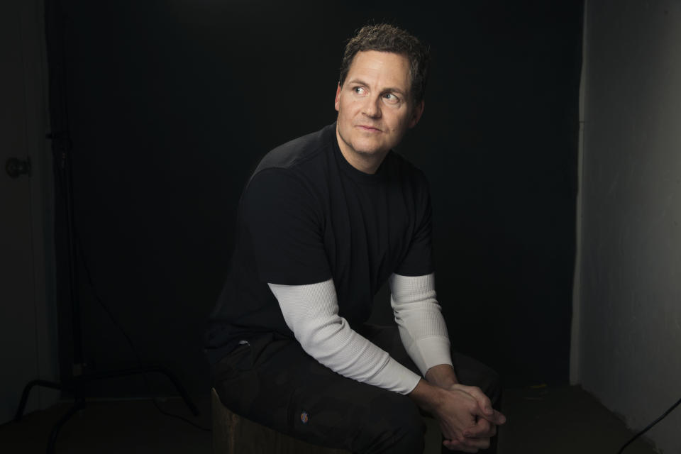 Greg Whiteley poses for a portrait at The Collective and Gibson Lounge Powered by CEG, during the Sundance Film Festival, on Saturday, Jan. 18, 2014 in Park City, Utah. (Photo by Victoria Will/Invision/AP)