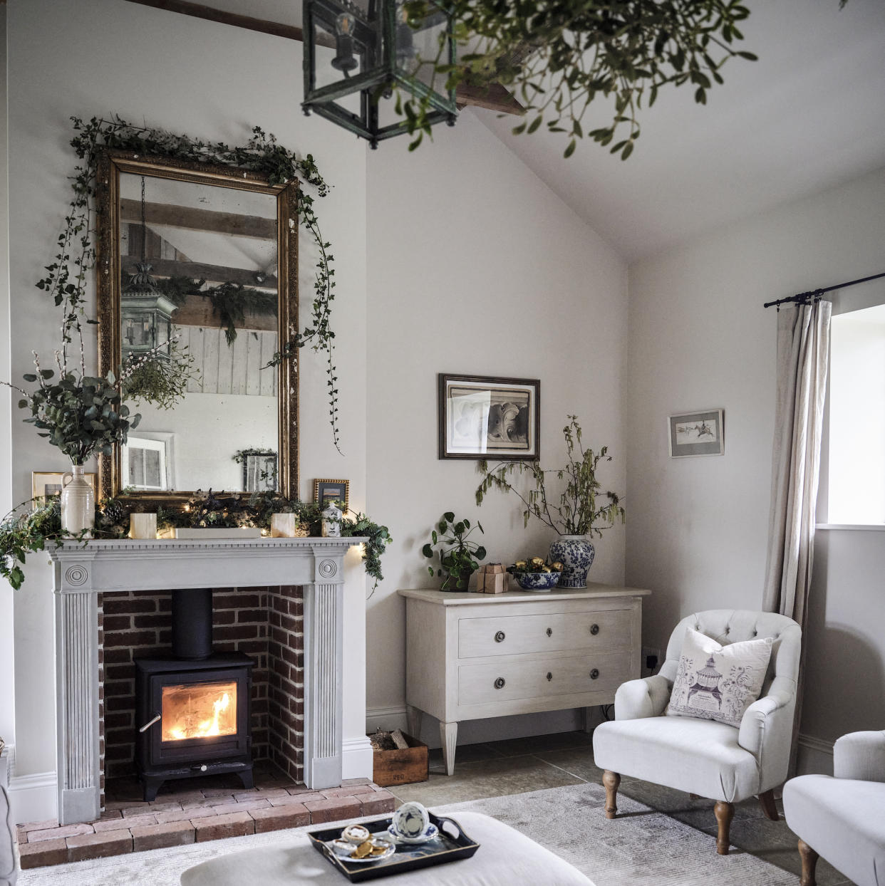  Kent stable block conversion living room. 