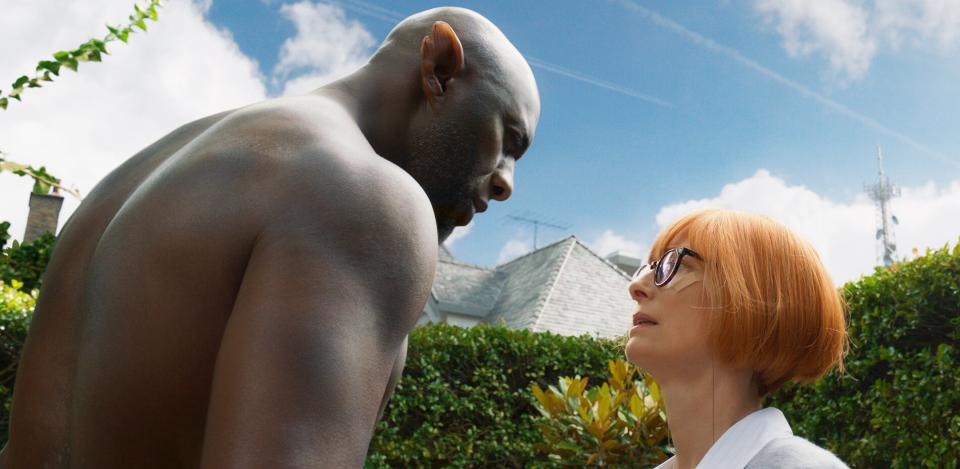 Idris Elba stars as The Djinn and Tilda Swinton as Alithea Binnie in director George Miller’s film THREE THOUSAND YEARS OF LONGING