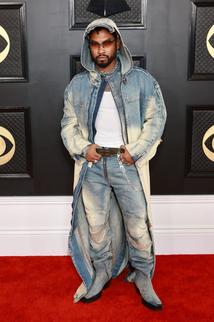 LOS ANGELES, CALIFORNIA - FEBRUARY 05: Miguel attends the 65th GRAMMY Awards on February 05, 2023 in Los Angeles, California. (Photo by Matt Winkelmeyer/Getty Images for The Recording Academy)