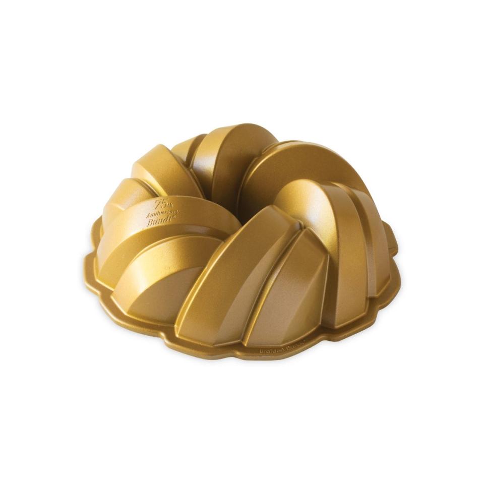 Nordic Ware's 75th Anniversary Braided Bundt pan has an interwoven design that the company says symbolizes togetherness, continuity and strength.