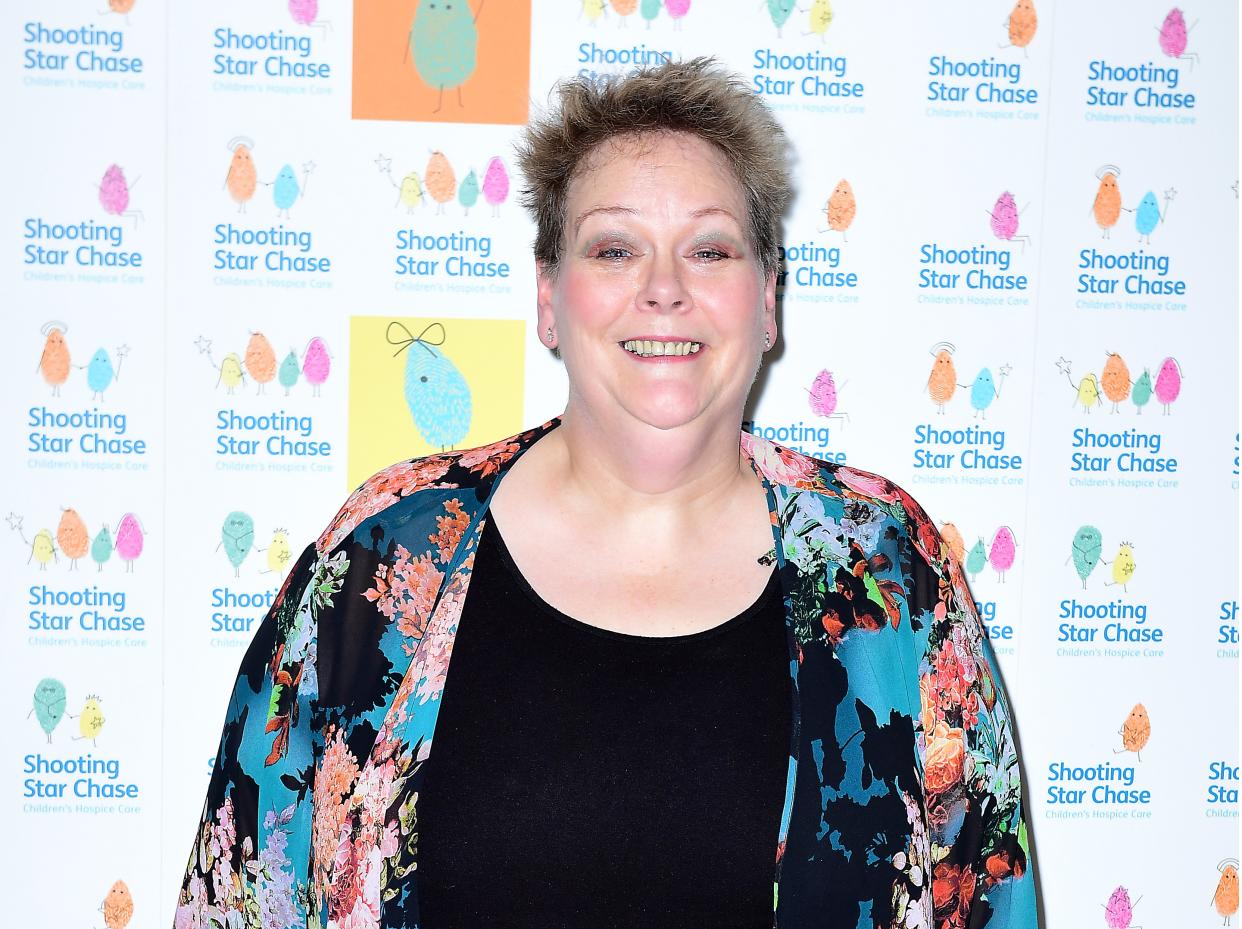 Anne Hegerty attending the Simon Cowell and The Dorchester treat children supported by Shooting Star Chase children’s hospice to Afternoon Tea, London. (PA)