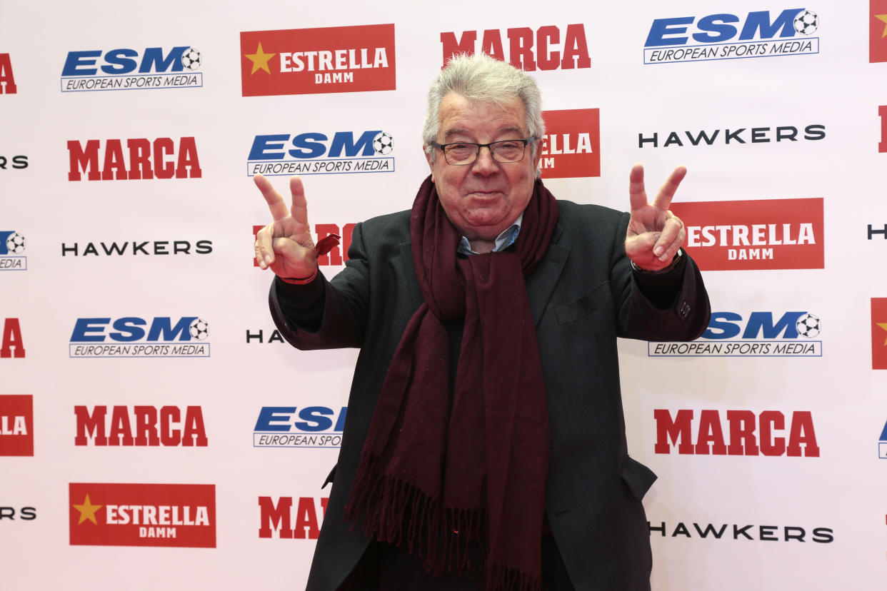 BARCELONA, SPAIN - DECEMBER 18:  Josep Maria Minguella attends he Golden Shoe Award Ceremony  on December 18, 2018 in Barcelona, Spain.  (Photo by Miquel Benitez/Getty Images)