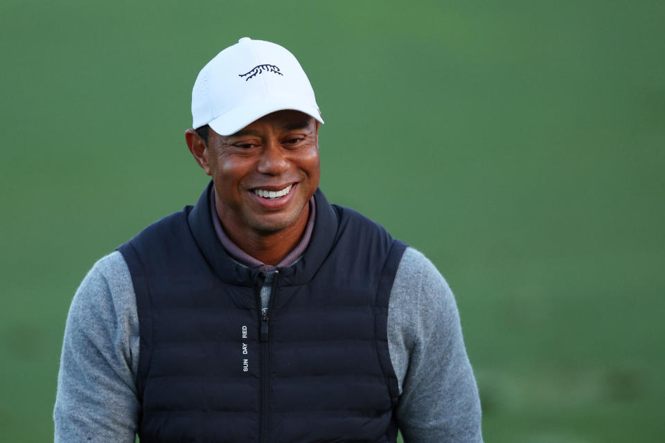 高爾夫球球星老虎伍茲Tiger Woods。(Photo by Andrew Redington/Getty Images)