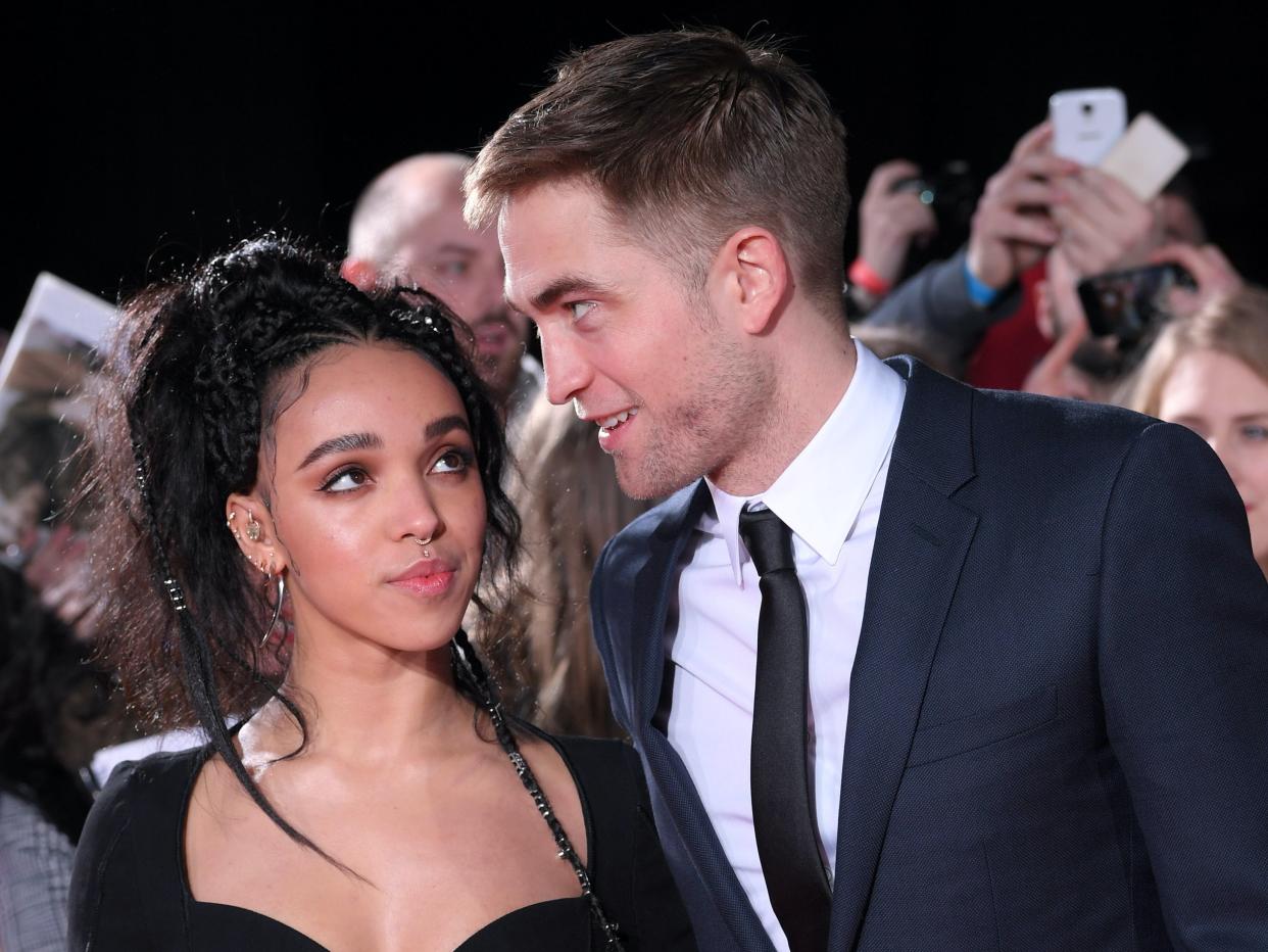 FKA twigs and Robert Pattinson dated for around three years (Rex Features)