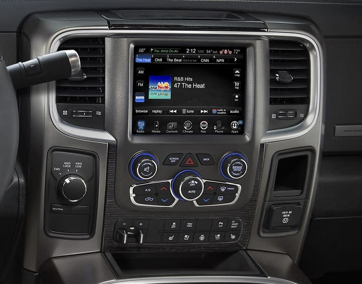 2017 Ram 2500 HD Laramie Limited infotainment and climate control system photo