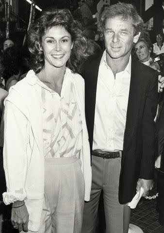 <p>Ron Galella, Ltd./Ron Galella Collection via Getty</p> Kate Jackson and Richard Cohen at the 1984 premiere of 'Ghostbusters'