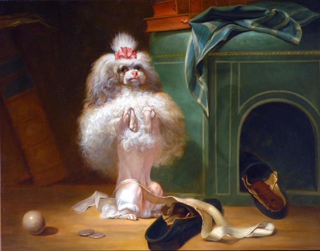 Dog of the Hanava Breed by Jean-Jacques Bachelier, 1768 (The Bowes Museum, Barnard Castle)