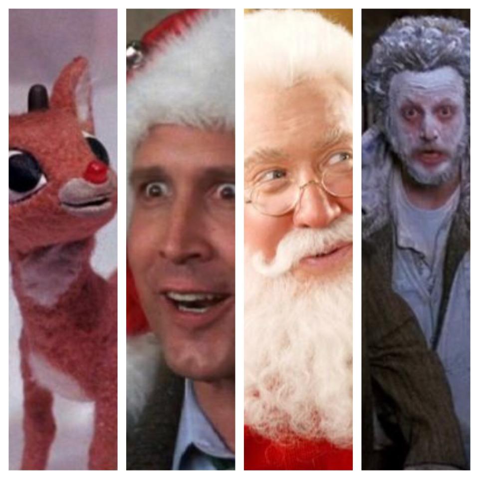 Rudolph, Clark, Santa, Wet Bandits.