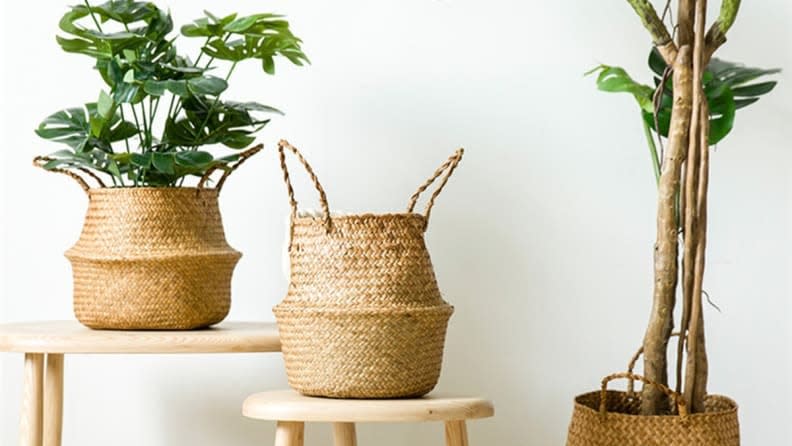 These baskets could be used in any number of ways around your home.