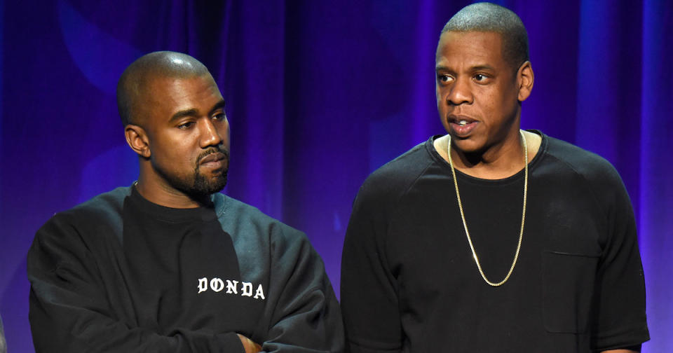 Kanye West and Jay Z are in talks to team up for a duet, it has been claimed (Copyright: Getty/Kevin Mazur)