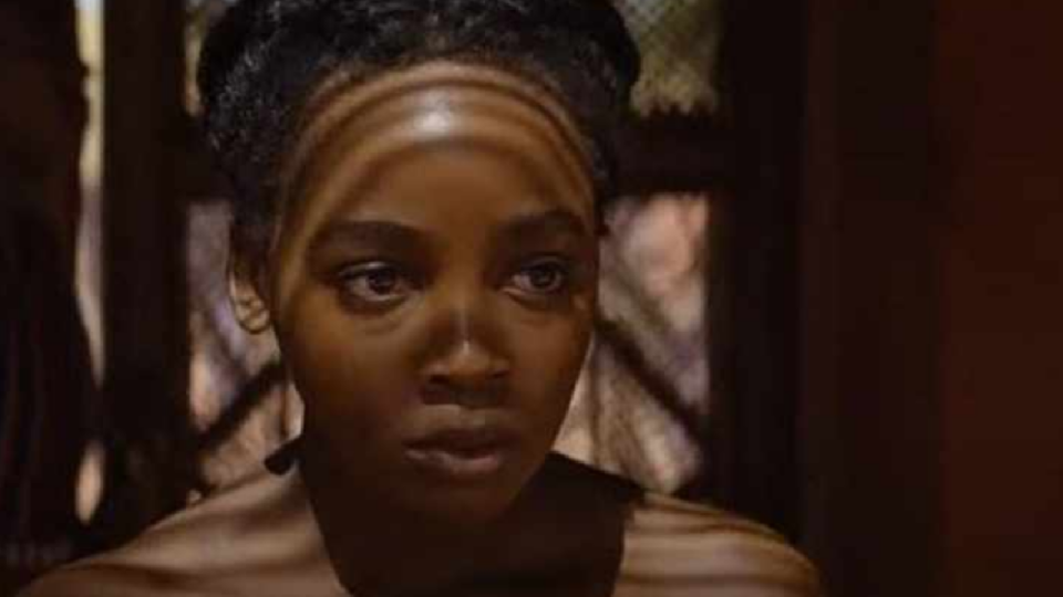 Thuso Mbedu in The Woman King.