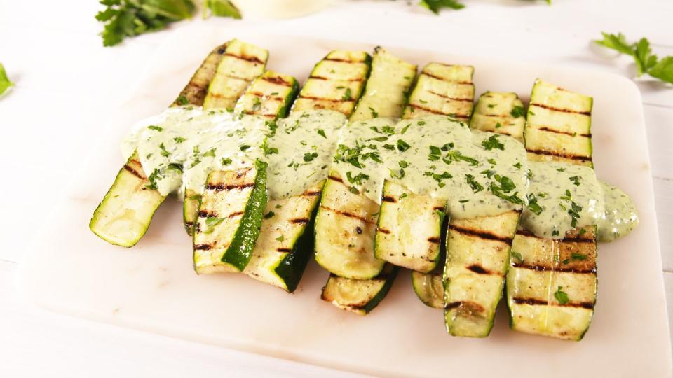 Grilled Goddess Zucchini