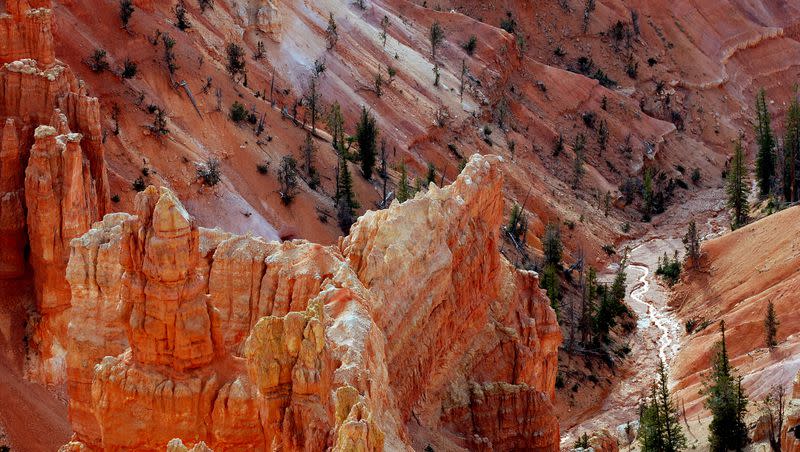 Cedar Breaks National Monument’s colorful carved amphitheater of stone sits high on the plateau above Cedar City, Utah.