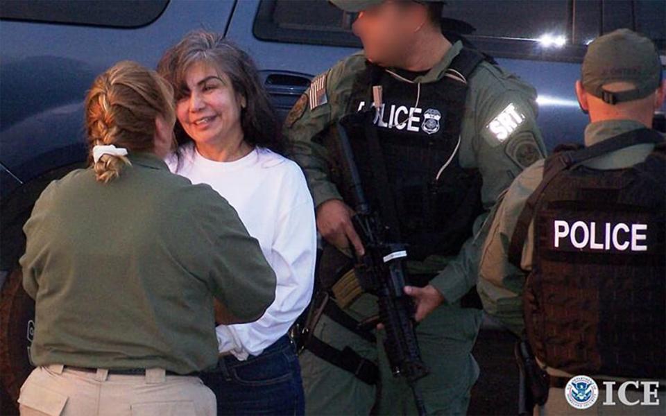 <div class="inline-image__caption"><p>ICE deports Sandra Ávila Beltrán in 2013.</p></div> <div class="inline-image__credit">ICE</div>