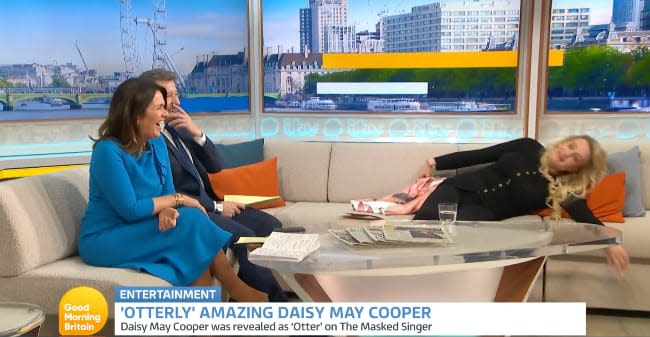 Ben Shephard, Susanna Reid and Daisy May Cooper on GMB