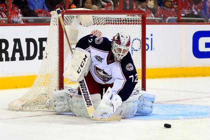 Columbus' turnaround coincided with the return of goalie Sergei Bobrovsky. (Getty)