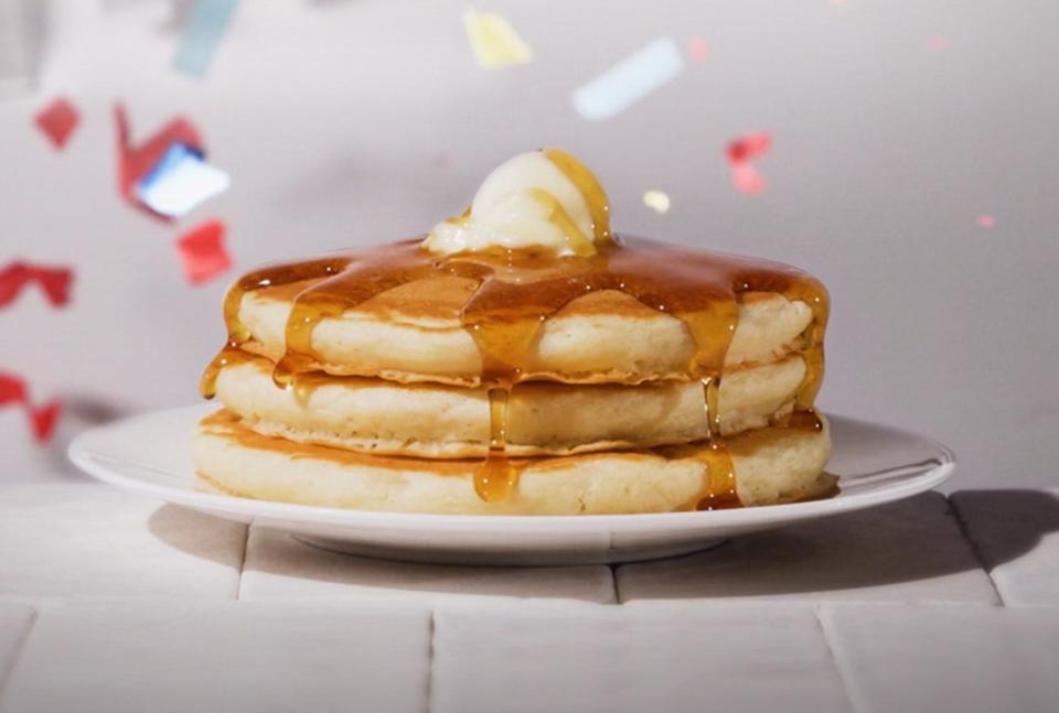IHOP short stack of buttermilk pancakes