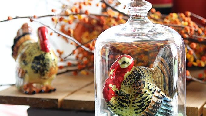 vintage turkey thanksgiving decorations