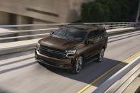 This photo provided by Chevrolet shows the 2024 Tahoe. Equipped with its available diesel-powered engine, the Tahoe get up to an EPA-estimated 24 mpg combined. (Courtesy of General Motors via AP)