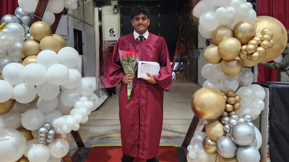 Sunil, his parents and his sister left for Tennessee the same day he graduated from Colonel Gray High School in Charlottetown. (Submitted)
