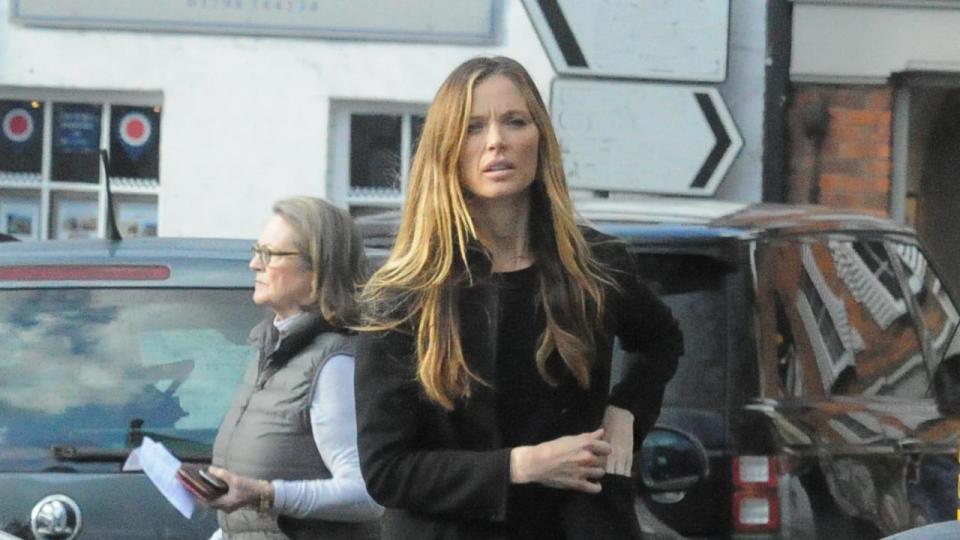 Georgina Chapman stepped out on Saturday in England.