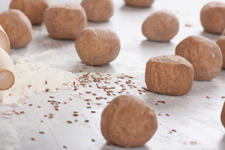 Gingerbread cookie dough bites