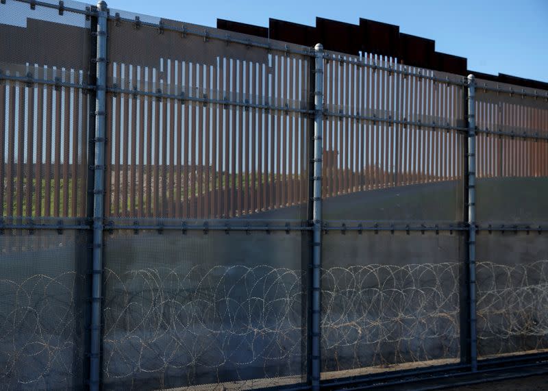 Assorted material used along the border wall with Mexico in San Diego