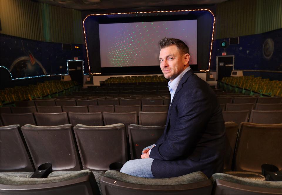 Aaron Peterson purchased the Ritz Theater and will gift it to the city to use as a community theater and performance arts venue in Tooele on Tuesday, Dec. 19, 2023. The theatre was built in 1939. | Jeffrey D. Allred, Deseret News