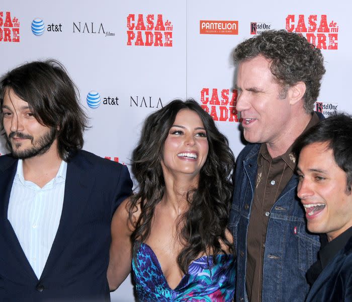 Diego Luna, Génesis Rodríguez, Will Ferrell y Gael García Bernal