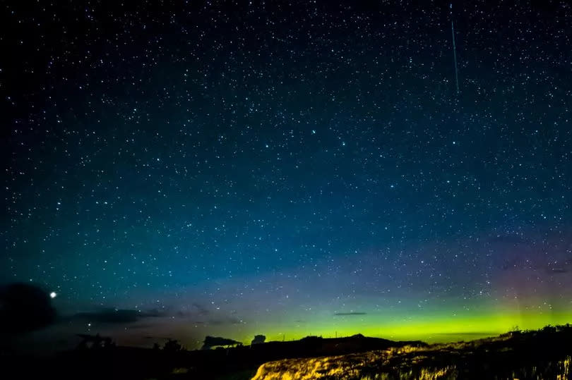 The Northern Lights over the Isle of Skye