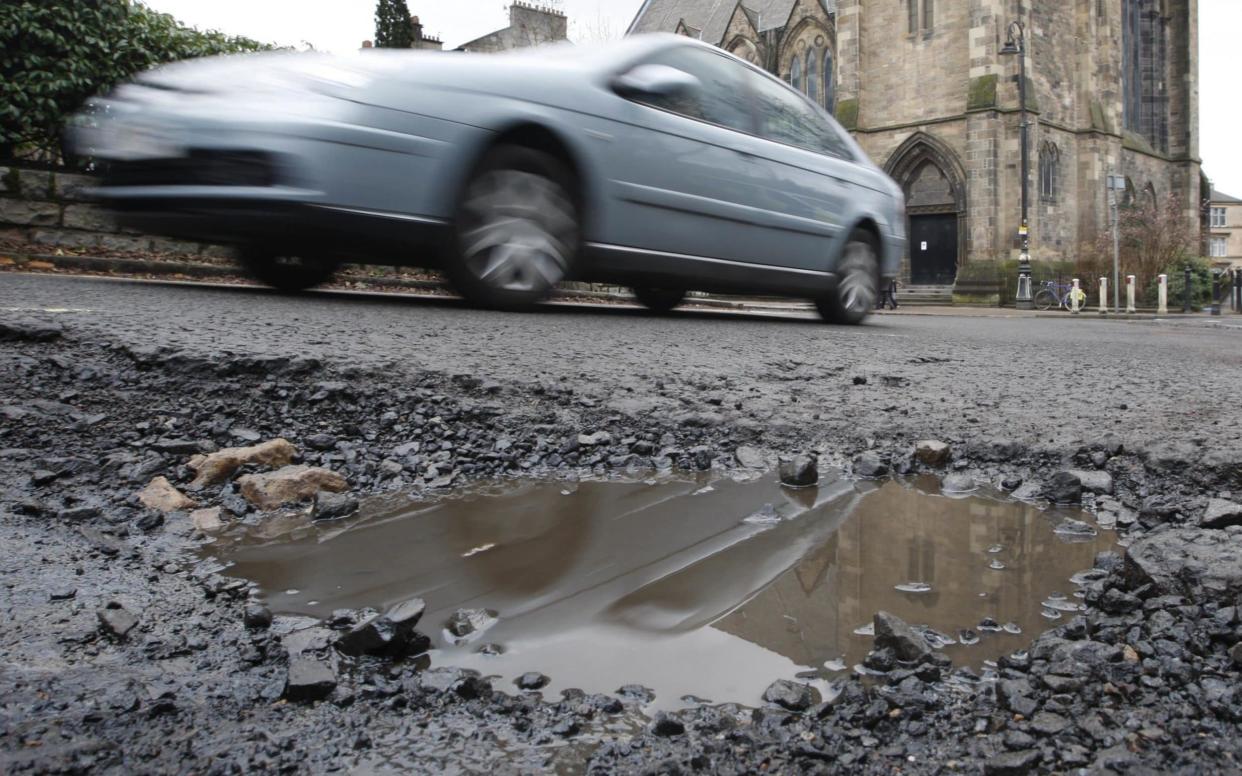 Local roads in England and Wales are deteriorating with one in six in bad condition, a report by Ashphalt Industry Alliance (AIA) found - PA