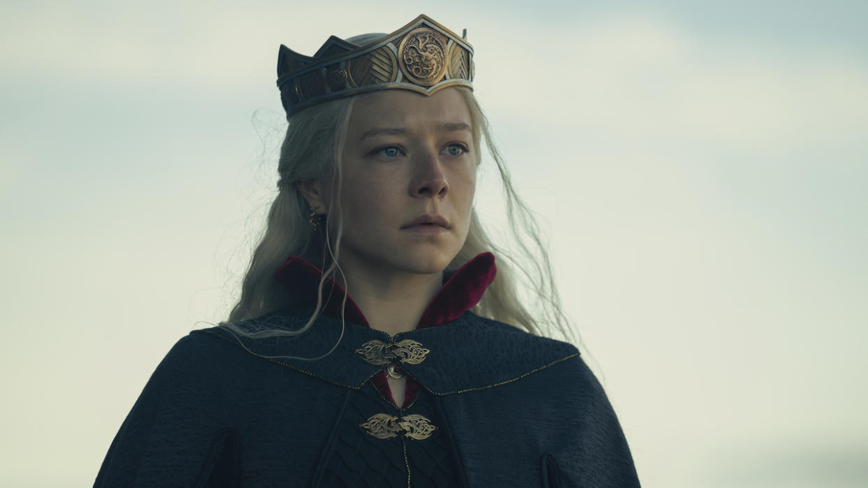  Emma D'Arcy as Rhaenyra in House of the Dragon Season 1 finale. 