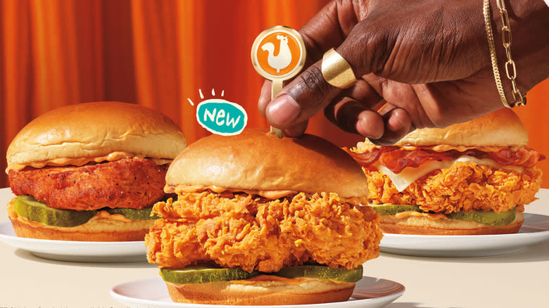 Popeyes TRUFF chicken sandwiches 