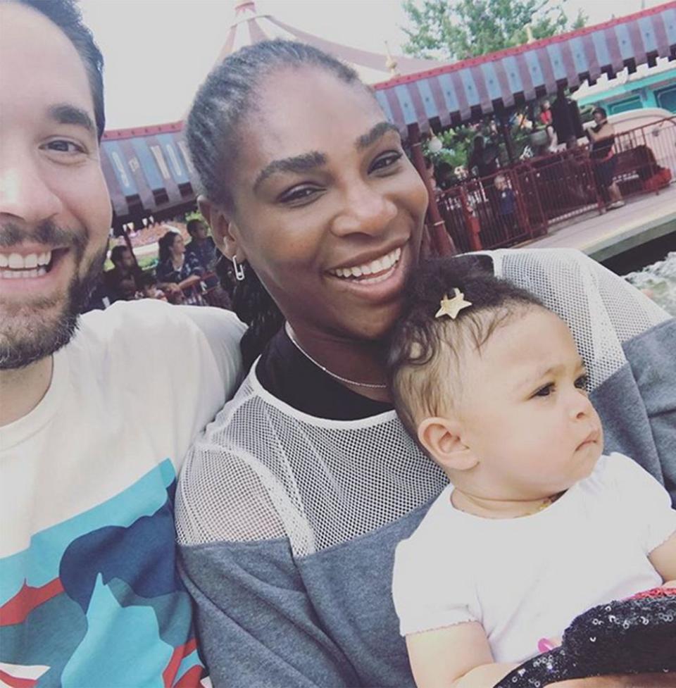 Alexis Ohanian, Serena Williams and daughter Olympia