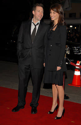 Christy Turlington and Edward Burns at the Los Angeles premiere of 20th Century Fox's 27 Dresses